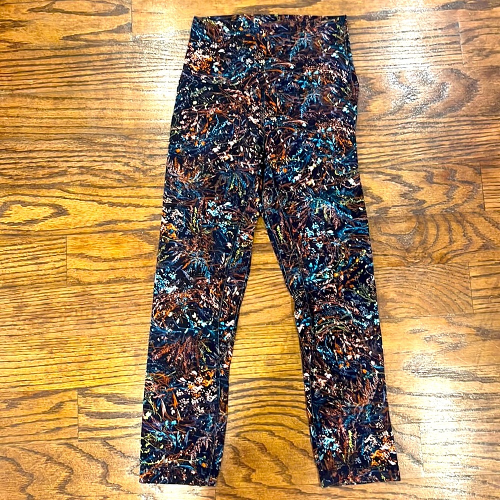 Lululemon print align leggings size 2 21" inseam